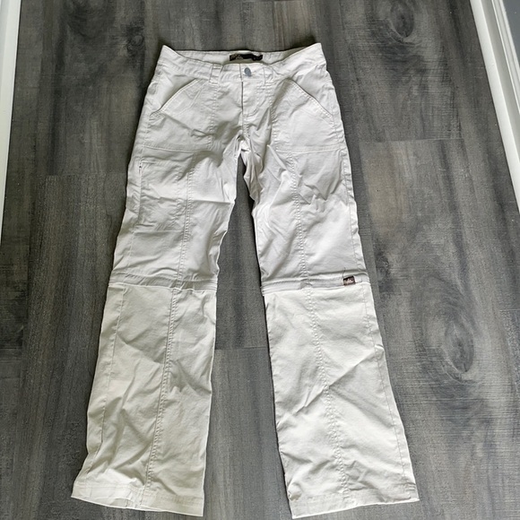 PrAna Khaki Utility Safari Zipoff Pants size 2 - Picture 1 of 10
